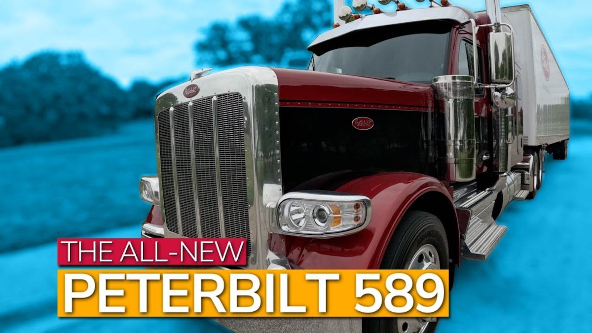 Peterbilt's new model 589; Test drive and walk around Overdrive