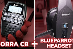 cobra cb + blueparrot headset