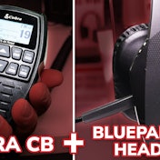 cobra cb + blueparrot headset