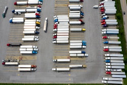 truck parking lot