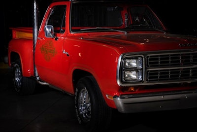Among featured trucks is this 1979 Dodge 'Li'l Red Truck,' on loan to the Savoy Automobile Museum from owners in Tennessee.