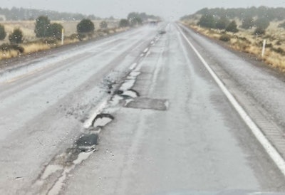 interstate potholes in Arizona