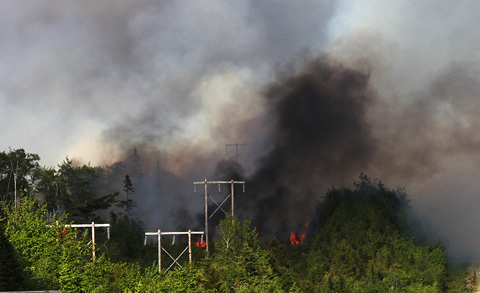 Nova Scotia wildfire