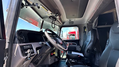 Interior of Justin Clement's 2023 Peterbilt 389X