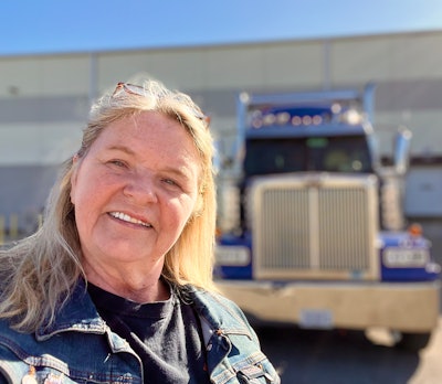 Debbie Desiderato with her 2017 Western Star