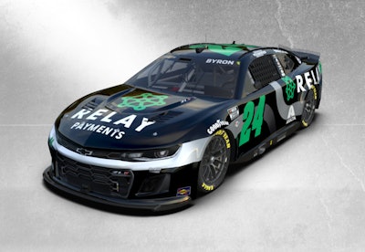 William Byron No. 24 Relay Payments