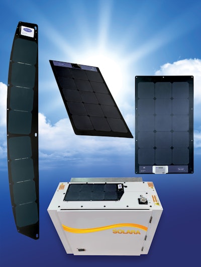 Carrier Transicold solar panels