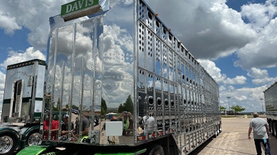 Cody Davis' 2023 Merritt livestock trailer