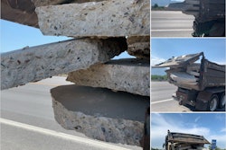 load securement dump truck fail