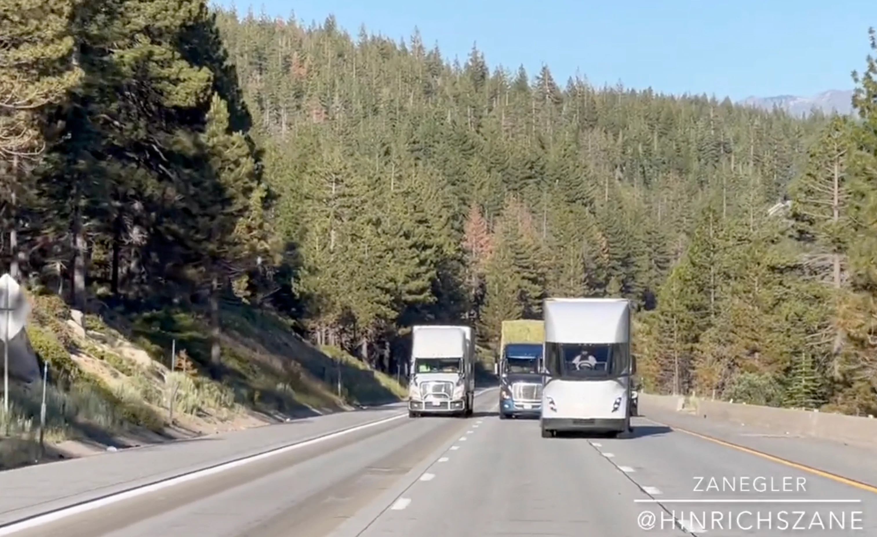 Tesla Semi passes diesel trucks on Donner Pass' steep grades - Vimarsana News