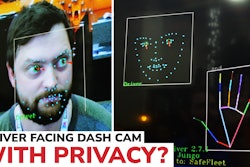 AI driver-facing camera display