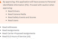 integration approval warning
