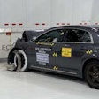 Side underride guard car crash test