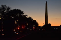 Washington Monument at sunset