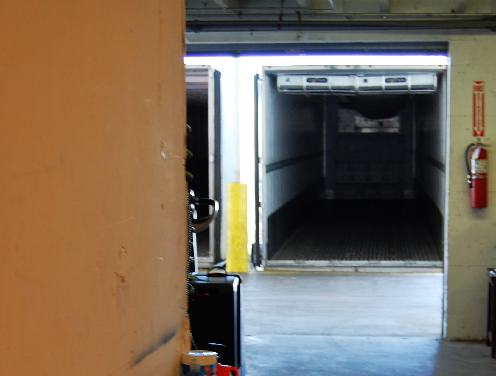 Loading Dock Open Empty Dry Van