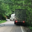 truck stuck on smuggler's notch road in vermont