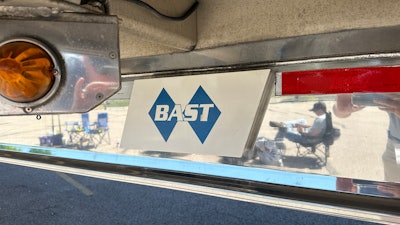 Bast logo on East trailer