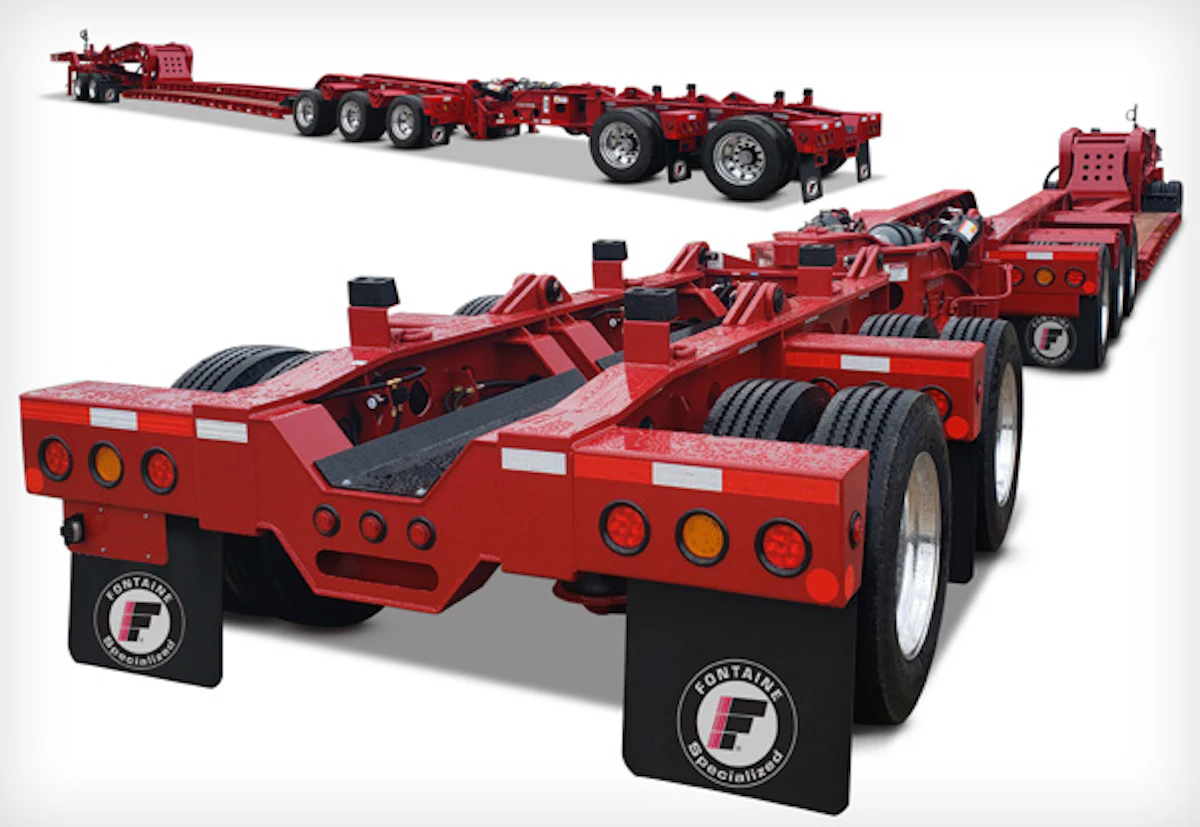 Fontaine's new modular lowbed heavy-specialized trailer | Brake inspection, maintenance tips - Vimarsana News
