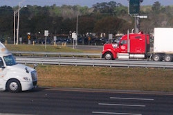 Trucks on highway