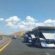 truck on California highway