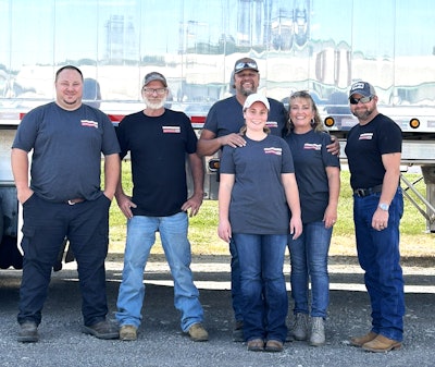 D. Weaver Trucking team at TFC parade