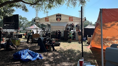 Setup of College Gameday