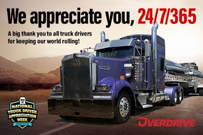 We appreciate you, 24/7/265 -- image for NTDAW 2023 from Overdrive