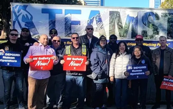 Teamsters photo supporting AB 316