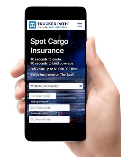Trucker Path spot cargo insurance