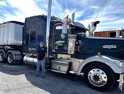 Dick McCormick and his rig