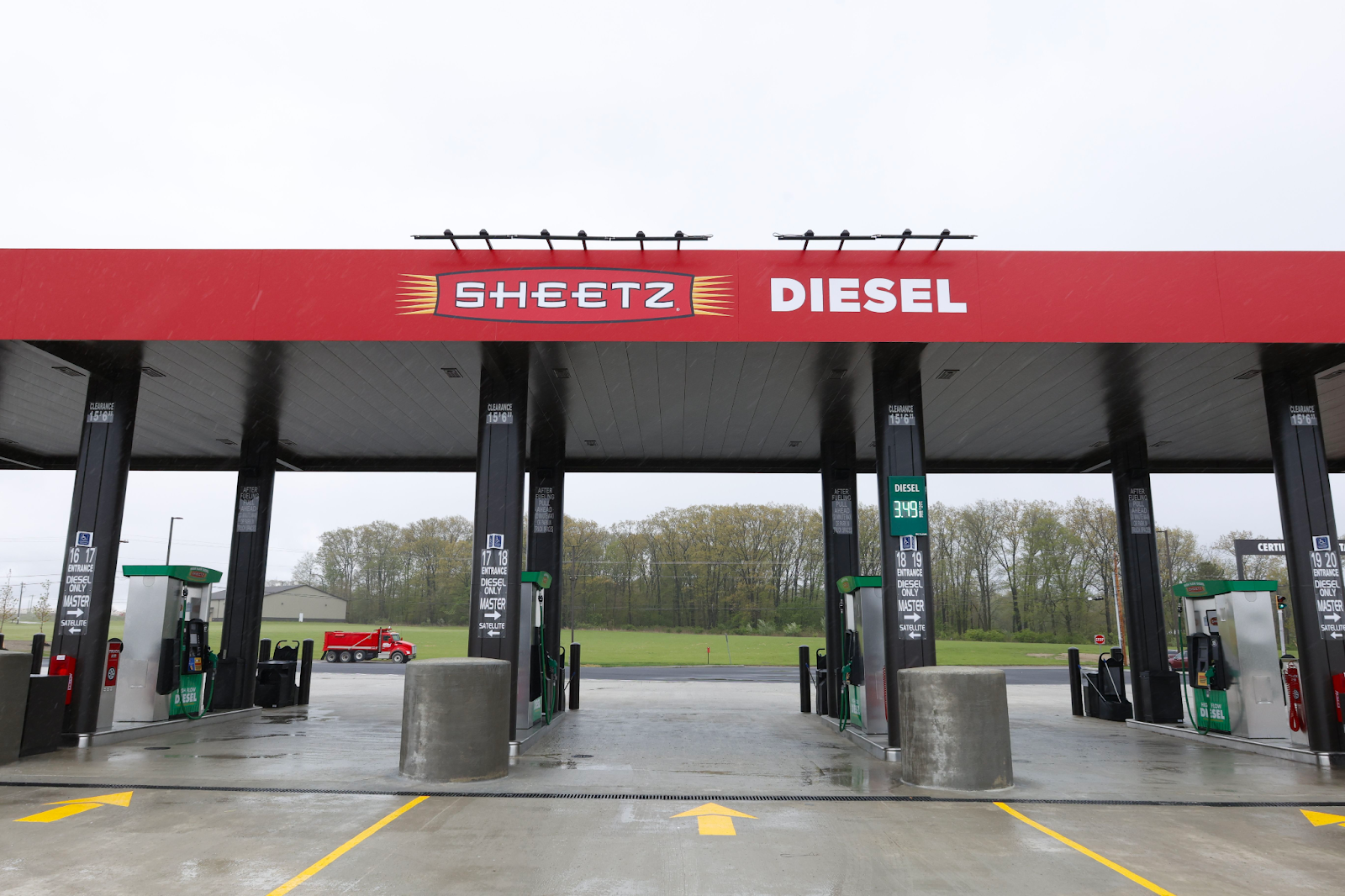 Sheetz diesel lanes