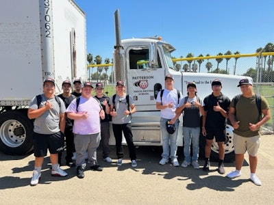 Students in a recent CDL course at Patterson High School
