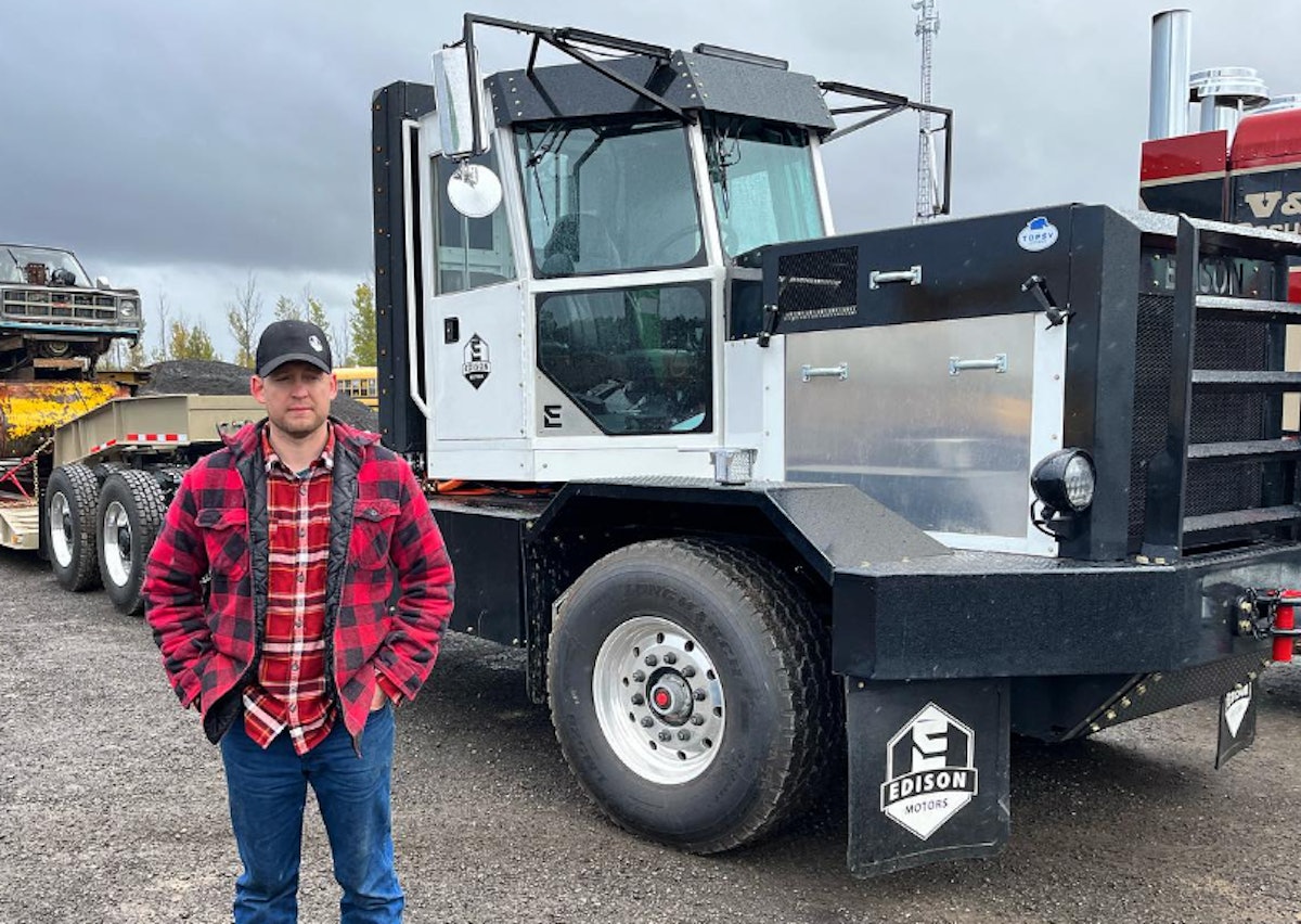 Meet 'Topsy,' Edison Motors' dieselelectric vocational prototype