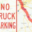 Georgia, I-75 corridor parking desert illustration