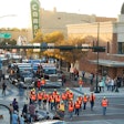 A veritable army of volunteers in safety vests fanned out at the parade's start through the throngs on-hand to help with donations to the United Way of Denton.