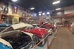 The car museum at Russell's in New Mexico will stay behind for a few years at least.