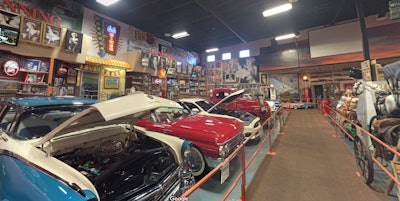 The car museum at Russell's in New Mexico will stay behind for a few years at least.