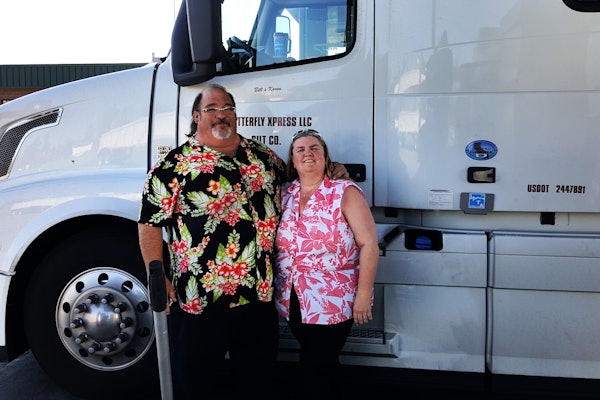 Karen and Bill Barhite with their former 2016 Volvo