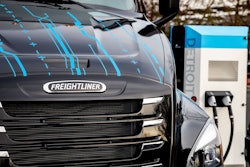 Freightliner electric truck charging