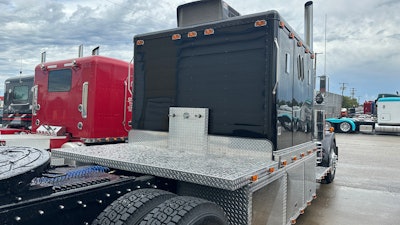 Sleeper and side boxes of Jason Nickels' 1948 Peterbilt 270DD