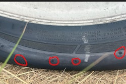 A photo from Nu-Way's Mike Leach shows the act of vandalism, which bears a striking similarity to another such incident just reported.