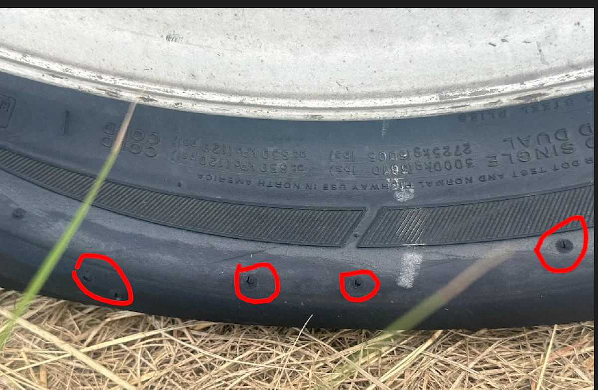 Yet another trucker's tires punctured along I-75 in Georgia - Vimarsana News
