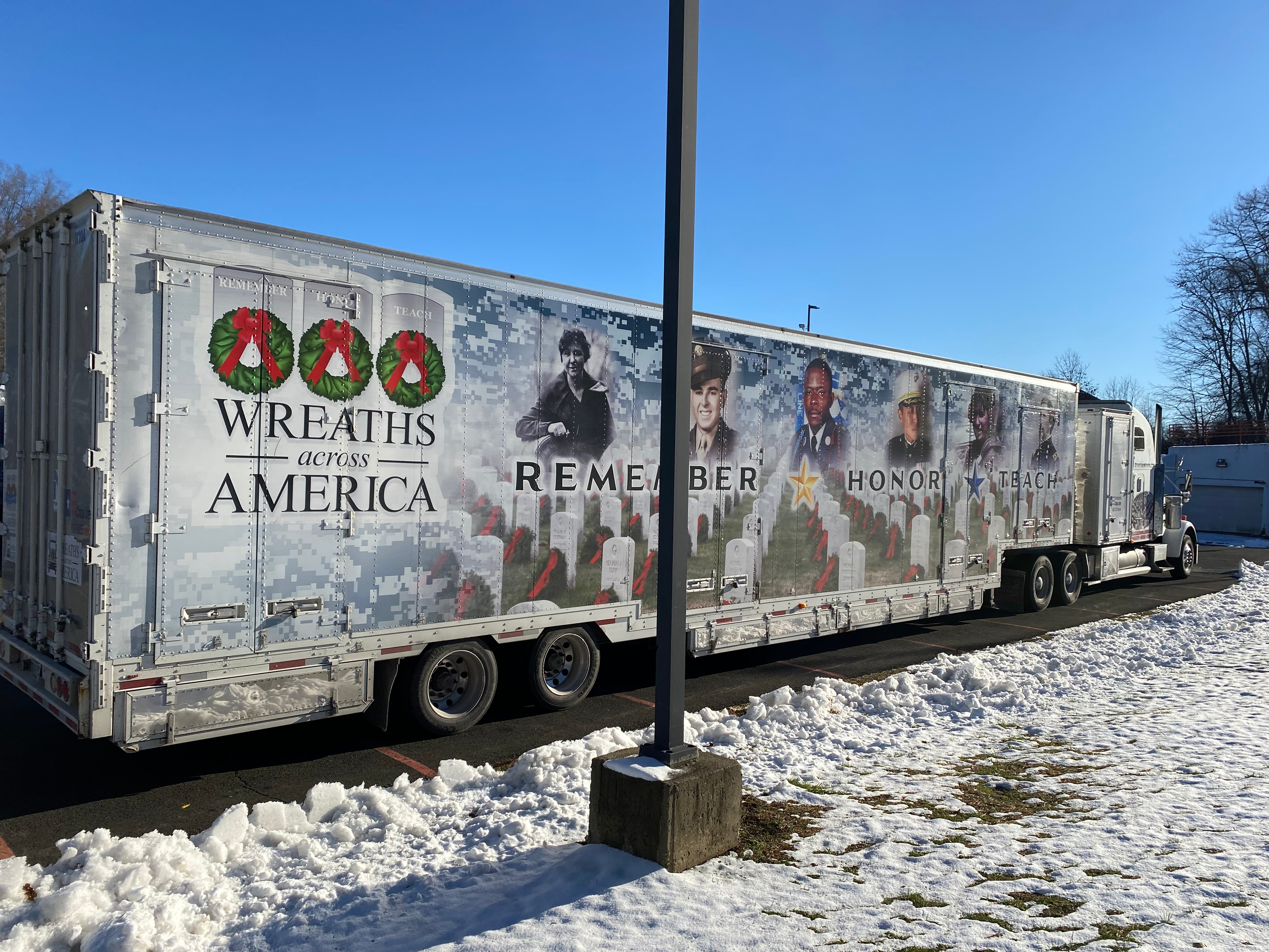 Wreaths Across America truck