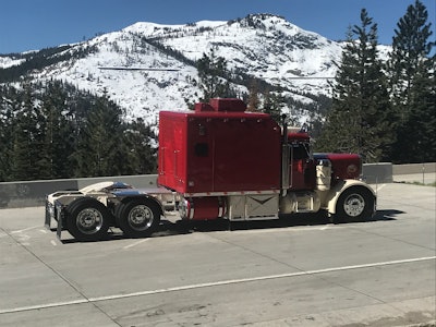 Here's a good look at the work Cimmiyotti did stretching the frame and installing a 1992 Double Eagle 110-inch sleeper.