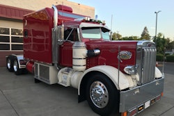 The famous two-tone redone in sharp red.