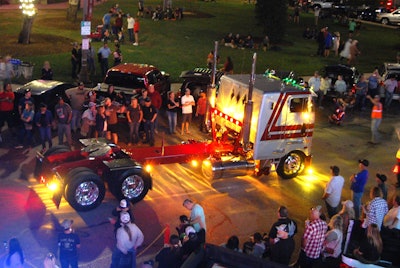 C.J. Donovan's rig in the Pete Pride & Class parade