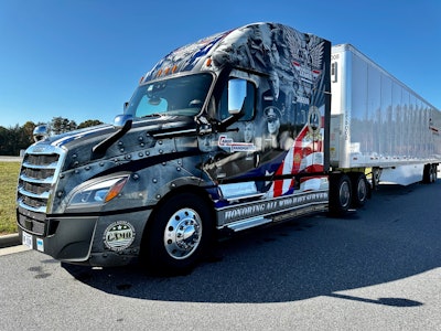 North Carolina-headquartered Cargo Transporters entered this patriotic rig into Overdrive sister publication CCJ's Five Flashiest Fleets contest, sponsored by 3M. Public voting for the contest is open through Nov. 14.