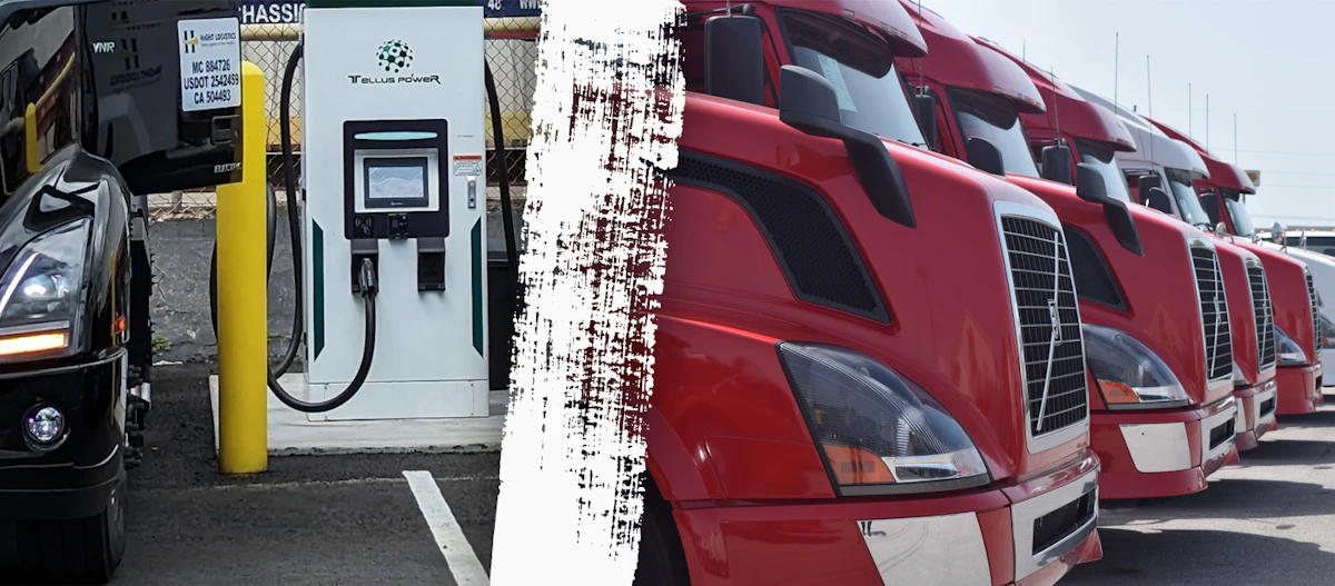 How might the Class 8 electric truck used market develop?