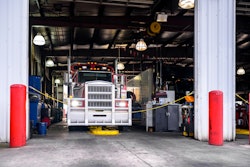 truck in shop