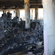 I-10 fire damage in Los Angeles